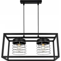 Light11 HOME Hängelampe Käfig Eleganter Lampenschirm aus Metall