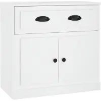 Syfax Sideboard Weiß 70x35,5x67,5 cm Holzwerkstoff