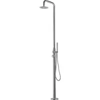 Ideal Eichenwald Gartendusche JUIST mit Einhebelmischer Kalt-/Warmwasser