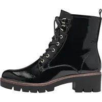 Tamaris Damen Boots Synthetik, schwarz, 38 EU