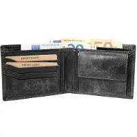 Akzent Herrengeldbörse aus Echt Leder, RFID