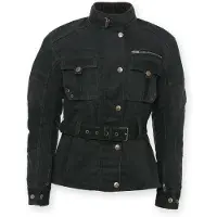 Bores Monika Damen Wachsjacke, schwarz, 2XL