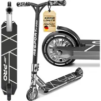 RE:SPORT Stunt Scooter REVO PRO für Kinder & Erwachsene mit Ständer | Profi Stuntroller 110mm PolyurethanWheels & Y-Bar | Stuntscooter Kickscooter ABEC 9 Kugellager | Tretroller Trickroller