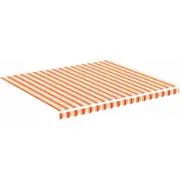 Syfax Markisenbespannung Gelb und Orange 4x3,5 m