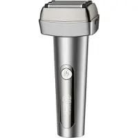 Zelurxx Elektrischer Rasierer Herren 5-Kopf Folienrasierer nass/trocken, LED Display, USB-C, Bart- & Präzisionstrimmer, wasserdicht, Reise-Locks, Grau