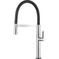 BEITZ & Walz AqvaKitchen Spültisch-Ehm. m. Geschirrbrause Edelstahl gebürstet, seitl. Hebel