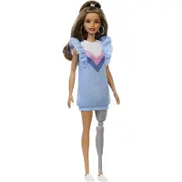 Barbie FXL54 - Barbie - Fashionistas - Puppe mit Beinprothese