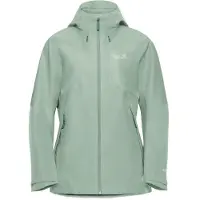 Jack Wolfskin Damen Flextrail 2L Regenjacke green zinnia L