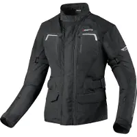 Bogotto Aveno waterproof 3in1 wasserdichte Damen Motorrad Textiljacke, schwarz, 2XL