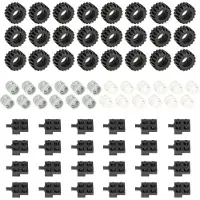 LEGO 72-teiliges Räder, Reifen und Achs-Set - Ersatzteile – Zubehör