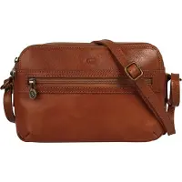 Piké Umhängetasche PIKÉ "PIKÉ Damen echt Leder, Made in Italy", Damen, Gr. B/H/T: 25cm x 16cm x 6cm onesize, braun, Leder, beschichtet, Taschen Umhängetasche, echt Leder, Made in Italy