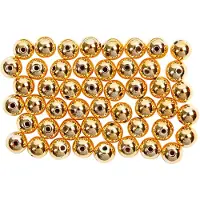 Creativ Company 698121, Kunststoff, Gold, Runde Perle, 100 Stück(e)