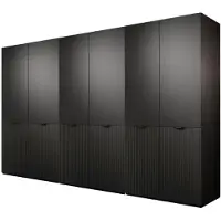 Bettso Satz von 3 modularen Schränken SANDBOX 3X NOVA schwarz