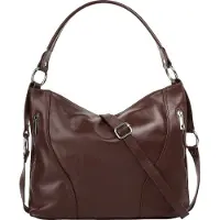Samantha Look Henkeltasche "Damen echt Leder, Made in Italy" echt Leder, Made in Italy