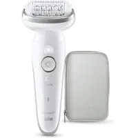 Braun Silk-epil 9 SES9-000 Epilierer - 1 Stück - 40 % breiterer Kopf - Wet &amp; Dry - inkl. 5 Aufsätzen