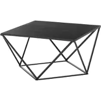 Bega SENTA Couchtisch mit Sicherheitsglas schwarz getönt und Metalluntergestell schwarz matt pulverbeschichtet