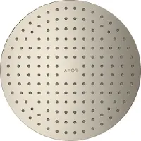 Hansgrohe AXOR ShowerSolutions Kopfbrause 250 1-jet, Decke-Aufputz, 35287820, Farbe: Brushed Nickel