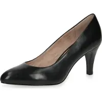 Caprice Pumps - Schwarz Leder Größe: 36 Normal
