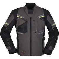 Modeka Taran Motorrad Textiljacke Farbe: Dunkelgrau/Schwarz, Grösse: M