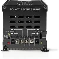 Nedis POCO106 Spannungswandler Auto Angetrieben 24 V DC 12 V DC 240 W Schwarz
