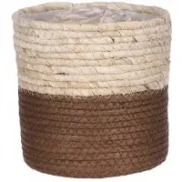 Edelman Dekorativer Aufbewahrungskorb Rachel 12 cm braun