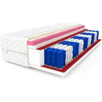 Pressiode MATRATZE VISCO METIS H3 Taschenfederkern MEMO 24cm 9 zonen 160x200cm