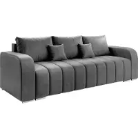 Mirjan 24 Schlafsofa Pufetto, Sofa mit Bettkasten und Schlaffunktion, Polstersofa, Couch vom Hersteller (Farbe: Manila 16)