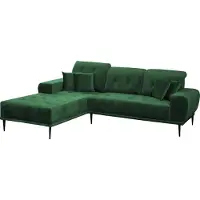 Mirjan 24 Ecksofa Rapallo, Stilvoll Polstermöbel, Modernes Eckcouch, Polstersofa vom Hersteller (Farbe: Tiffany 10, Seite: Links)