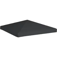 Syfax Pavillondach 310 g/m² 3x3 m Grau