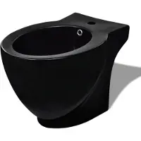Syfax Standbidet Stand-Bidet Bodenstehend Bidet Keramik schwarz