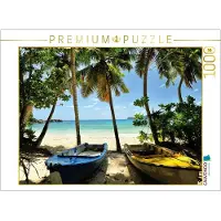 CALVENDO Puzzle Boote am Strand | 1000 Teile Lege-Größe 64 × 48 cm Foto-Puzzle für glückliche Stunden