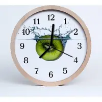 Tulup Holzuhr 30fi cm wanduhr - Kiwi