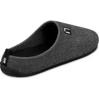 Nanga Hausschuhe Pantoffel Wool Slipper - 100% Schurwolle - grau/schwarz (Größe 41-42)