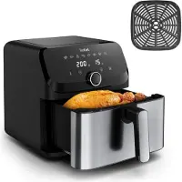 Tefal Fettfreie Heißluftfritteuse Easy Fry Mega 7,5 l Ey855d10 2020 W Drehknopf
