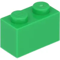 LEGO 50 Stück , Teile Nr. 3004 in Hellgrün (Bright Green)