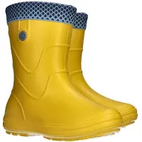 Demar Gummistiefel VIBES Regenstiefel Garten Arbeitsschuhe EVA gefüttert Gelbe 36/37