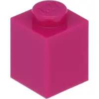 LEGO : 100x Stein 1x1 in 'Magenta'
