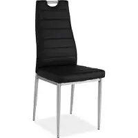 Feldmann-Wohnen Esszimmerstuhl Küchenstuhl Set H-260 schwarz 6er Set