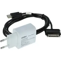 VHBW 2-tlg. Lade-Set kompatibel mit Google Pixel 3, 2, 4, Lite, Pro - 1x Netzteil, 1x USB-C Kabel