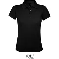 Sol SOLS Schweres Damen Piqué Polo 00573 black 3XL