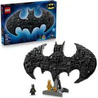 LEGO DC Batman 76330 Batman Logo, Bauset für Jungen und Mädchen ab 12 Jahren, 2 Minifiguren, 20 Jahre DC Batman Jubiläum