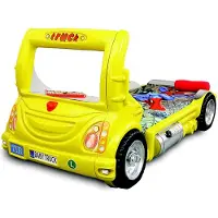 Xl Moebel Gmbh LKW Auto Truck Kinder Kinderbett Jugendbett Bett Betten Kindermöbel Gelb