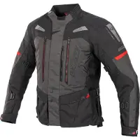 Büse Monterey wasserdichte Damen Motorrad Textiljacke, schwarz/grau, 38