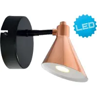 Näve - LED Wandleuchte, Pinhead, Maße: L: 23cm; d: 13,5cm; ds: 8cm; 1212647