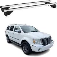Omtec Dachträger für Chrysler Aspen 2007-2009 Gepäckträger Grundträger Alu Grau 2x