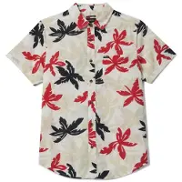 Brixton - Charter Print S/S Woven - Hemd Gr XL grau