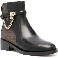 Michael Kors Stiefel & Boots - Hamilton Flat Bootie - Gr. 8 - in Schwarz - für Damen