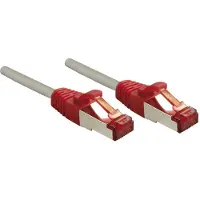 Lindy 47843, 15 m, Cat6, S/FTP (S-STP), RJ-45, RJ-45, Grau