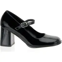 Funtasma - Lack-Pumps mit Blockabsatz Gogo-50 schwarz Gr.40
