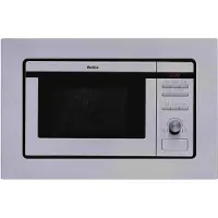 Amica Einbau-Mikrowelle "EMW 13180 E", grau (edelstahl), B:59,5cm T:32cm, Mikrowellen, Viel Komfort für schnelles und unkompliziertes Kochen im Alltag, Einbau-Mikrowelle